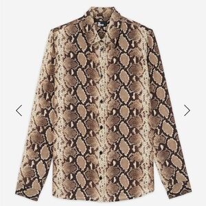 The kooples SNAKESKIN PRINT SHIRT